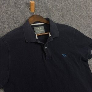 Rodd & Gunn Polo Shirt Mens Large Navy Blue Australian Cotton Sports Fit Pique